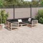 Juego de sofás de jardín 6 piezas madera maciza de pino de vidaXL, Conjuntos de jardín - Ref: Foro24-3299603, Precio: 396,24 ...