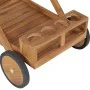 Carrito del té de madera maciza de teca de vidaXL, Carros de cocina y comedor - Ref: Foro24-49425, Precio: 128,85 €, Descuent...