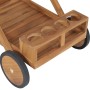 Carrito del té de madera maciza de teca de vidaXL, Carros de cocina y comedor - Ref: Foro24-49425, Precio: 131,15 €, Descuent...