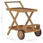 Carrito del té de madera maciza de teca de vidaXL, Carros de cocina y comedor - Ref: Foro24-49425, Precio: 128,85 €, Descuent...
