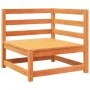 Juego de sofás de jardín 8 pzas madera maciza pino marrón cera de vidaXL, Conjuntos de jardín - Ref: Foro24-3299553, Precio: ...