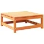 Set de sofás jardín 9 pzas con cojines madera pino marrón cera de vidaXL, Conjuntos de jardín - Ref: Foro24-3299513, Precio: ...