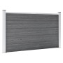 Valla de jardín de WPC gris 180x105 cm de vidaXL, Paneles de vallas - Ref: Foro24-49073, Precio: 250,78 €, Descuento: %