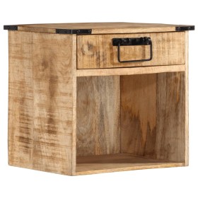 Mesita de noche madera maciza de mango 40x30x37 cm de vidaXL, Mesitas de noche - Ref: Foro24-358914, Precio: 81,83 €, Descuen...
