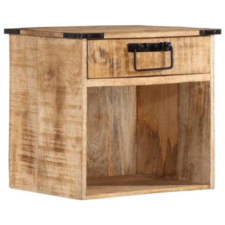 Mesita de noche madera maciza de mango 40x30x37 cm de vidaXL, Mesitas de noche - Ref: Foro24-358914, Precio: 81,83 €, Descuen...