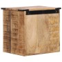 Mesita de noche madera maciza de mango 40x30x37 cm de vidaXL, Mesitas de noche - Ref: Foro24-358914, Precio: 81,83 €, Descuen...
