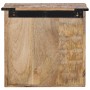 Mesita de noche madera maciza de mango 40x30x37 cm de vidaXL, Mesitas de noche - Ref: Foro24-358914, Precio: 81,83 €, Descuen...
