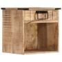 Mesita de noche madera maciza de mango 40x30x37 cm de vidaXL, Mesitas de noche - Ref: Foro24-358914, Precio: 81,83 €, Descuen...