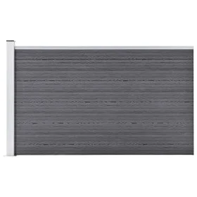 Grauer WPC-Gartenzaun 175x105 cm von vidaXL, Zaunpaneele - Ref: Foro24-49075, Preis: 211,33 €, Rabatt: %