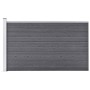 Valla de jardín de WPC gris 175x105 cm de vidaXL, Paneles de vallas - Ref: Foro24-49075, Precio: 195,87 €, Descuento: %