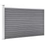 Valla de jardín de WPC gris 175x105 cm de vidaXL, Paneles de vallas - Ref: Foro24-49075, Precio: 195,87 €, Descuento: %