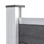 Gray WPC garden fence 175x105 cm by vidaXL, fence panels - Ref: Foro24-49075, Price: 211,33 €, Discount: %