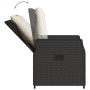 Sillones de jardín reclinables 2 uds ratán sintético negro de vidaXL, Sillas de jardín - Ref: Foro24-368652, Precio: 216,97 €...