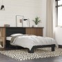 Estructura de cama madera de ingeniería y metal negro 90x200 cm de vidaXL, Camas y somieres - Ref: Foro24-845742, Precio: 96,...