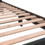 Estructura de cama madera de ingeniería y metal negro 90x200 cm de vidaXL, Camas y somieres - Ref: Foro24-845742, Precio: 96,...