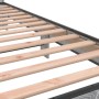 Estructura cama madera ingeniería metal gris Sonoma 100x200 cm de vidaXL, Camas y somieres - Ref: Foro24-845740, Precio: 72,5...