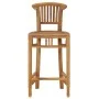 Taburete de cocina de madera maciza de teca de vidaXL, Taburetes de cocina - Ref: Foro24-49428, Precio: 155,84 €, Descuento: %