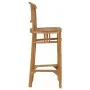 Taburete de cocina de madera maciza de teca de vidaXL, Taburetes de cocina - Ref: Foro24-49428, Precio: 155,84 €, Descuento: %