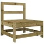 Juego de sofás de jardín 11 pzas madera de pino impregnada de vidaXL, Conjuntos de jardín - Ref: Foro24-3250631, Precio: 727,...