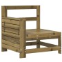 Juego de sofás de jardín 11 pzas madera de pino impregnada de vidaXL, Conjuntos de jardín - Ref: Foro24-3250631, Precio: 737,...