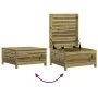 Juego de sofás de jardín 11 pzas madera de pino impregnada de vidaXL, Conjuntos de jardín - Ref: Foro24-3250631, Precio: 727,...