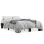 Estructura de cama madera de ingeniería y metal negro 135x190cm de vidaXL, Camas y somieres - Ref: Foro24-845892, Precio: 82,...