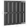 Gartentor WPC grau 100x100 cm von vidaXL, Gartentore - Ref: Foro24-49083, Preis: 124,80 €, Rabatt: %