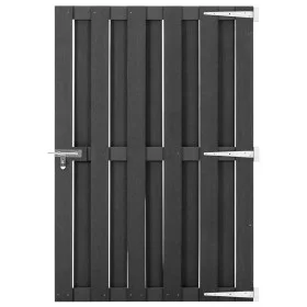 Gray WPC garden door 100x150 cm by vidaXL, garden gates - Ref: Foro24-49085, Price: 171,14 €, Discount: %