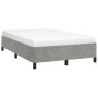 Estructura de cama terciopelo gris claro 120x190 cm de vidaXL, Camas y somieres - Ref: Foro24-3269651, Precio: 94,65 €, Descu...