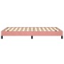 Estructura de cama terciopelo rosa 120x190 cm de vidaXL, Camas y somieres - Ref: Foro24-3269630, Precio: 100,01 €, Descuento: %
