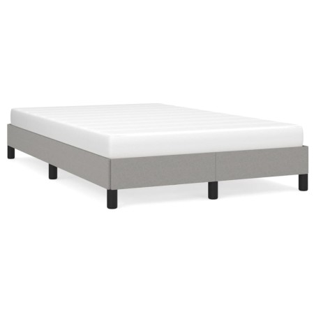 Estructura de cama tela gris claro 120x190 cm de vidaXL, Camas y somieres - Ref: Foro24-3269605, Precio: 96,45 €, Descuento: %