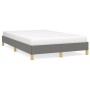 Estructura de cama tela gris oscuro 120x190 cm de vidaXL, Camas y somieres - Ref: Foro24-3269613, Precio: 114,44 €, Descuento: %