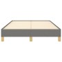 Estructura de cama tela gris oscuro 120x190 cm de vidaXL, Camas y somieres - Ref: Foro24-3269613, Precio: 114,44 €, Descuento: %