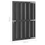 Graue WPC-Gartentür 100x150 cm von vidaXL, Gartentore - Ref: Foro24-49085, Preis: 171,14 €, Rabatt: %