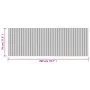 Alfombra rectangular bambú marrón 70x200 cm de vidaXL, Alfombras - Ref: Foro24-376746, Precio: 36,01 €, Descuento: %