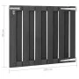 Graue WPC-Gartentür 100x80 cm von vidaXL, Gartentore - Ref: Foro24-49082, Preis: 107,73 €, Rabatt: %