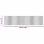 Alfombra rectangular bambú marrón 70x300 cm de vidaXL, Alfombras - Ref: Foro24-376752, Precio: 31,48 €, Descuento: %