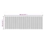 Alfombra rectangular bambú gris 100x300 cm de vidaXL, Alfombras - Ref: Foro24-376814, Precio: 34,17 €, Descuento: %