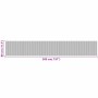 Alfombra rectangular bambú negro 80x500 cm de vidaXL, Alfombras - Ref: Foro24-376792, Precio: 45,98 €, Descuento: %