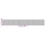 Alfombra rectangular bambú marrón 60x500 cm de vidaXL, Alfombras - Ref: Foro24-376854, Precio: 39,10 €, Descuento: %