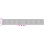 Alfombra rectangular bambú marrón 60x500 cm de vidaXL, Alfombras - Ref: Foro24-376854, Precio: 39,74 €, Descuento: %