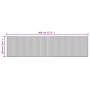 Alfombra rectangular bambú gris 100x400 cm de vidaXL, Alfombras - Ref: Foro24-376958, Precio: 45,40 €, Descuento: %