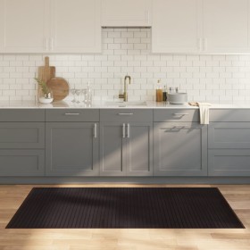 Alfombra rectangular bambú marrón oscuro 100x200 cm de vidaXL, Alfombras - Ref: Foro24-376947, Precio: 35,05 €, Descuento: %