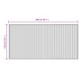 Alfombra rectangular bambú marrón oscuro 100x200 cm de vidaXL, Alfombras - Ref: Foro24-376947, Precio: 35,05 €, Descuento: %
