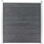 Valla de jardín de WPC gris 180x186 cm de vidaXL, Paneles de vallas - Ref: Foro24-49067, Precio: 302,80 €, Descuento: %