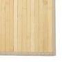 Alfombra cuadrada bambú color natural claro 100x100 cm de vidaXL, Alfombras - Ref: Foro24-376939, Precio: 26,79 €, Descuento: %