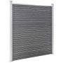 Valla de jardín de WPC gris 180x186 cm de vidaXL, Paneles de vallas - Ref: Foro24-49067, Precio: 302,80 €, Descuento: %