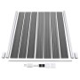 Valla de jardín de WPC gris 180x186 cm de vidaXL, Paneles de vallas - Ref: Foro24-49067, Precio: 302,80 €, Descuento: %