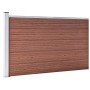 Valla de jardín de WPC marrón 175x105 cm de vidaXL, Paneles de vallas - Ref: Foro24-49074, Precio: 152,05 €, Descuento: %