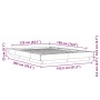 Estructura de cama madera de ingeniería gris hormigón 135x190cm de vidaXL, Camas y somieres - Ref: Foro24-3281227, Precio: 15...
